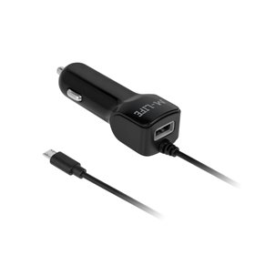 Nabíjačka do auta micro USB+USB 2100 mA M-LIFE