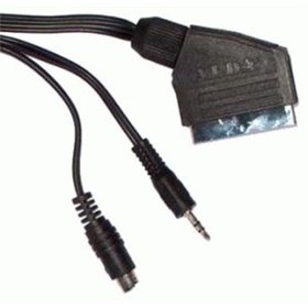 Kábel SCART-SVHS + Jack 3,5mm,  5m