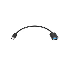 Kábel USB A (zásuvka) - USB typ C, OTG 20cm