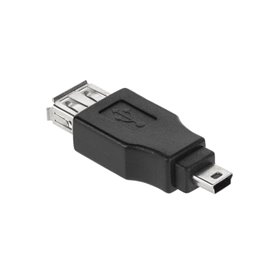 Redukcia USB mini 5P - USB A zásuv.