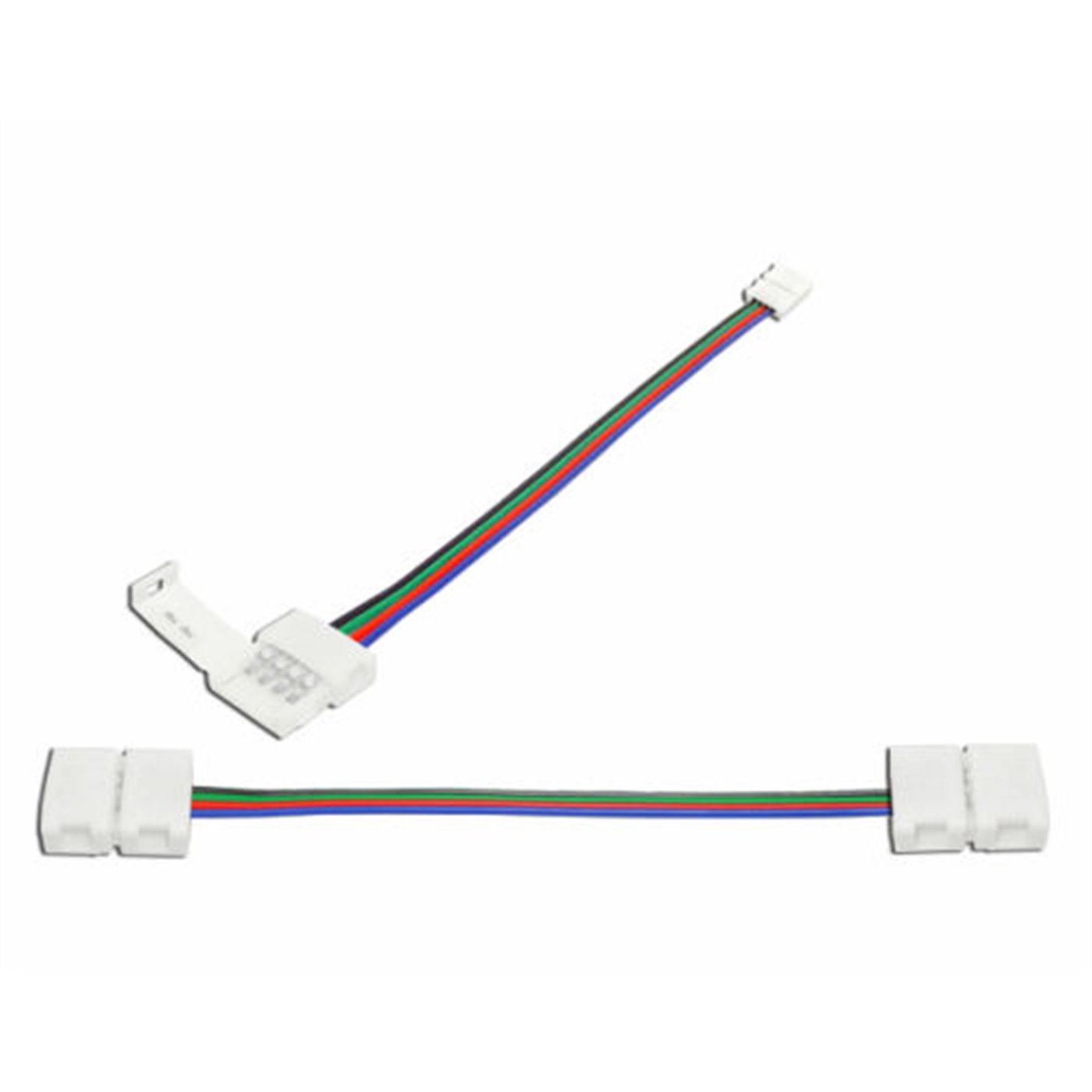 Spojka RGB LED pásov 10mm obojstranná s káblom
