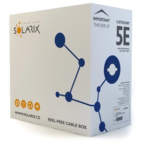 Kábel dátový Solarix FTP CAT.5E (305m)