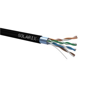Kábel dátový Solarix FTP CAT.5E vonkajší (305m)