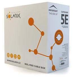 Kábel dátový Solarix FTP CAT.5E vonkajší (305m)