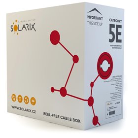 Kábel dátový Solarix FTP CAT.5E LSOH (305m)
