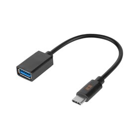 Kábel USB A 3.0 (zásuvka) - USB typ C  OTG 17cm REBEL
