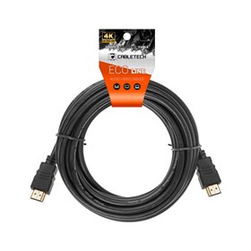 Kábel HDMI - HDMI 2.0 4K 10m  Eco-Line CABLETECH