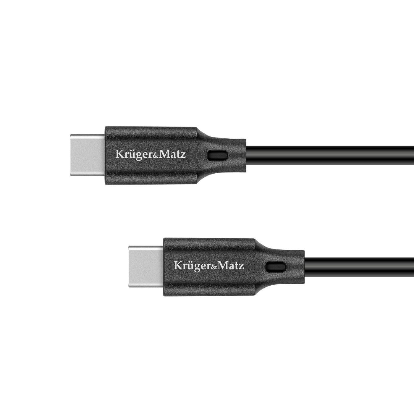Kábel USB typ C - USB typ C 100W 2,5m čierny Kruger&Matz Basic