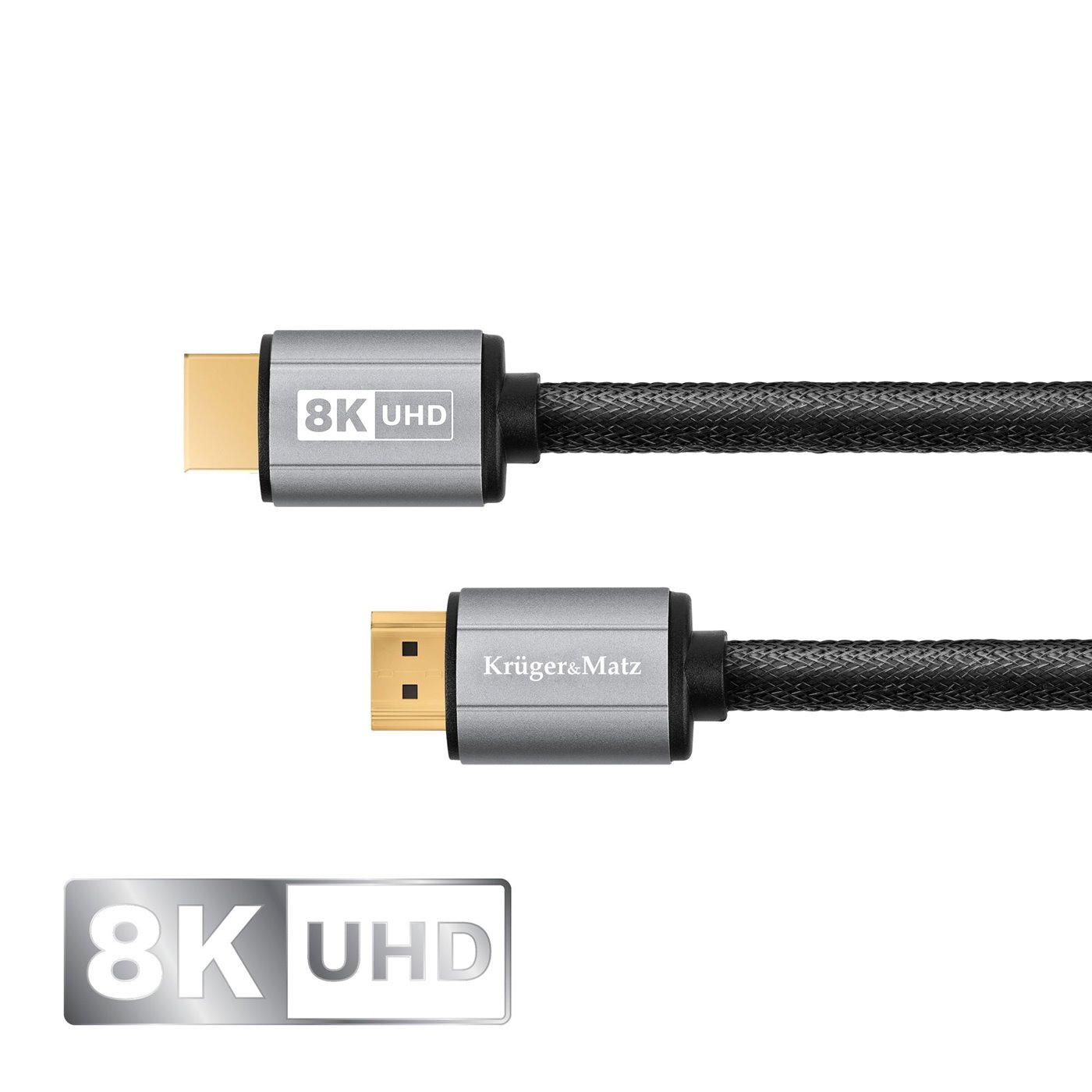 Kábel HDMI - HDMI 2.1V 8K 0,9m  Kruger&Matz
