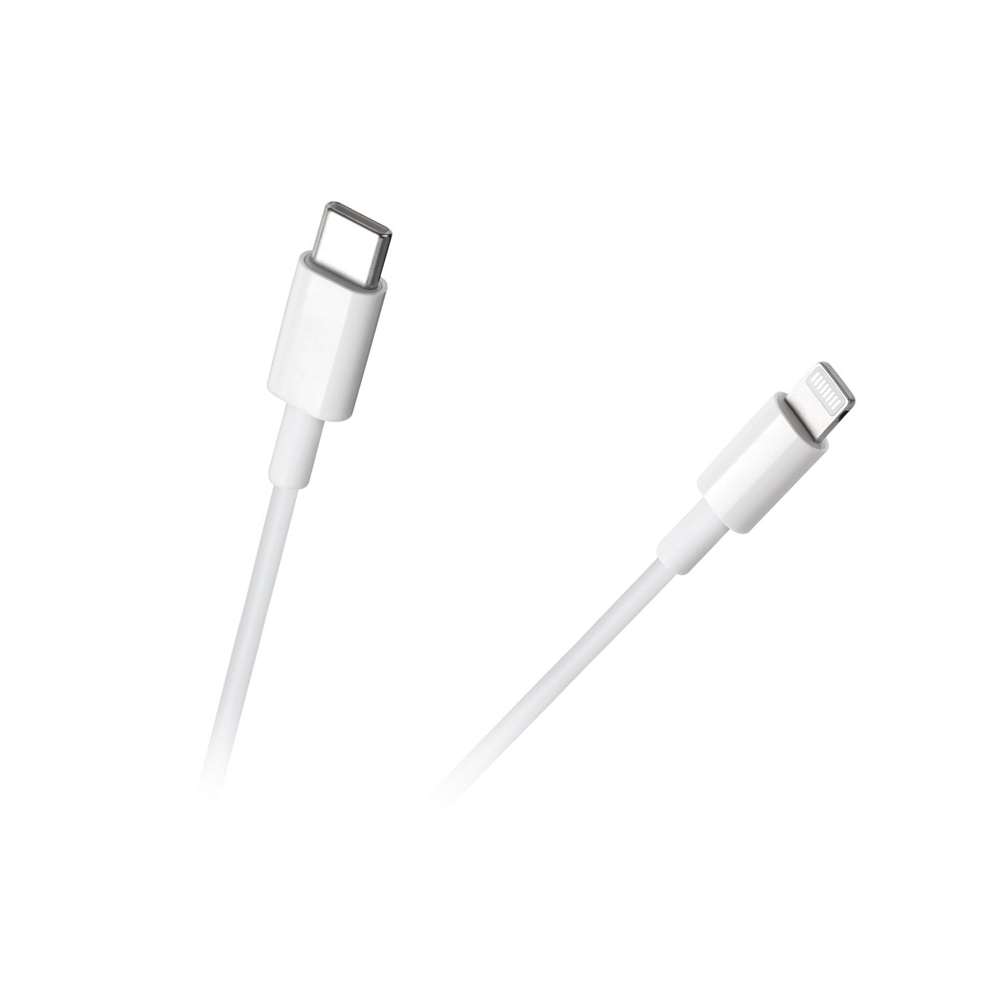Kábel USB C - Lightning Apple iPhone 1m biely REBEL