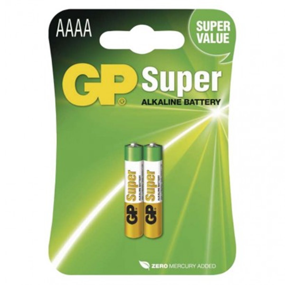Batéria alkalická AAAA GP 25A 1,5V, LR61, LR8D425 (2ks)
