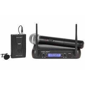 Mikrofón bezdrôtový VHF WR-358LD ručný+klip 2-kanál