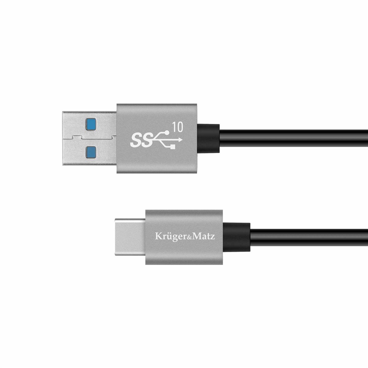 Kábel USB - USB typ C 10Gbps 1m čierny Kruger&Matz Basic
