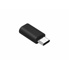 Redukcia Micro USB - USB C čierna