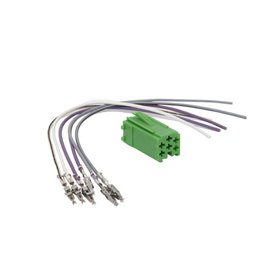 ISO Konektor 6 pin mini zelený