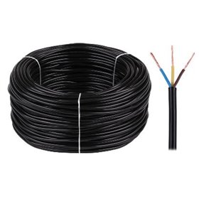 Kábel elek.(H 05 VV-F) 3x0,75 300/300V čierny-100m