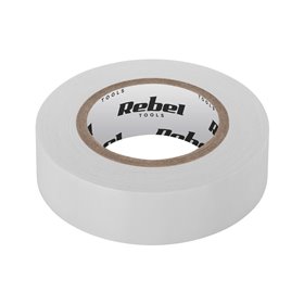 Páska izolačná REBEL (0,13mm x 19mm x 18,30m) biela