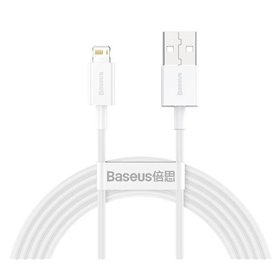 Kábel USB Baseus superior-Lightning iPhone biely 2m