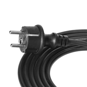 Kábel napájací gumený 3m, H05RR-F 3x1.5mm2